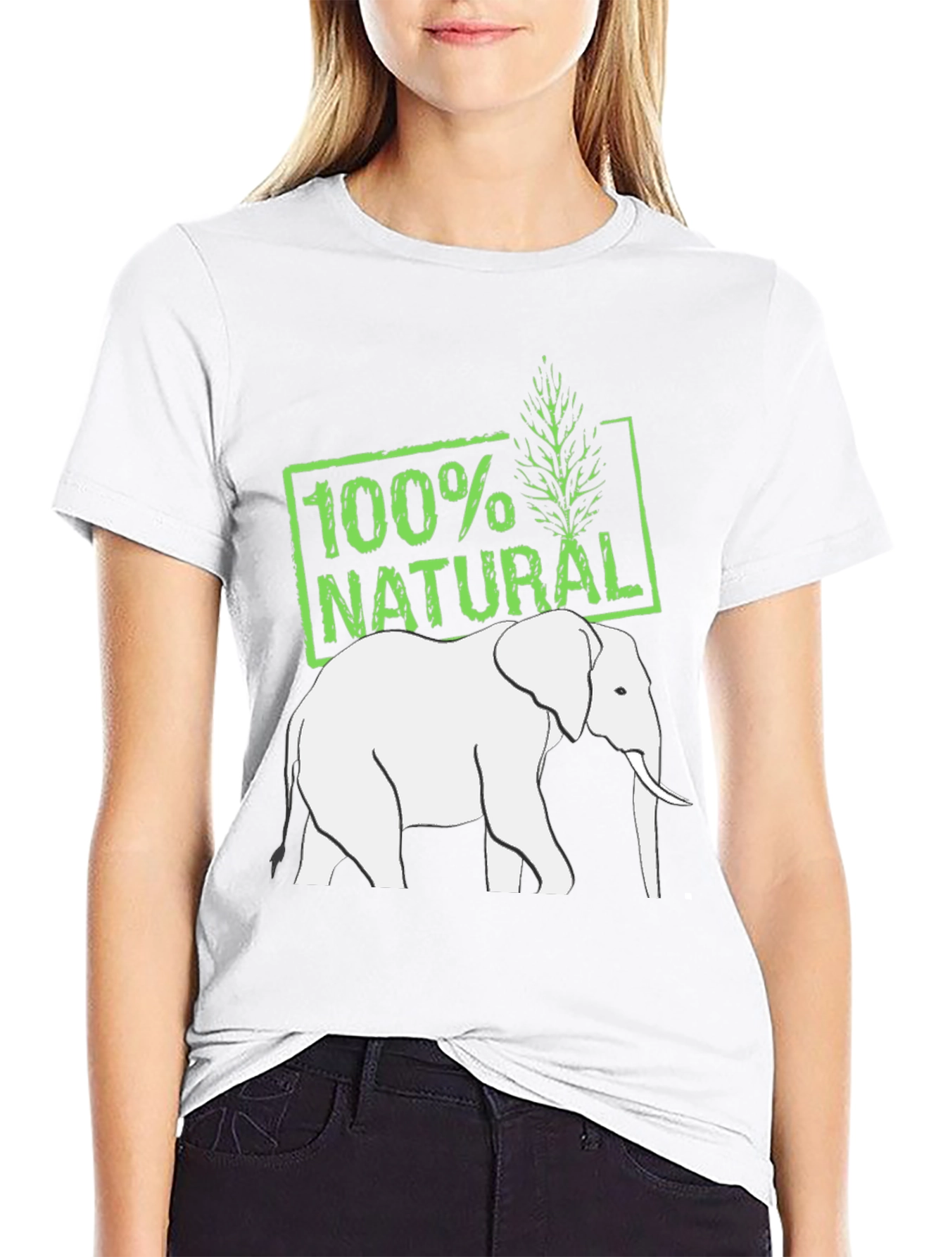 100% Natural Elephant T-Shirt