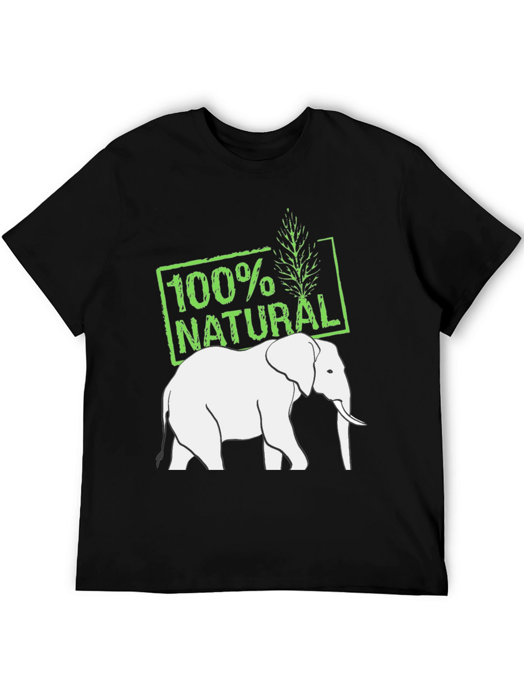 100% Natural Elephant T-Shirt
