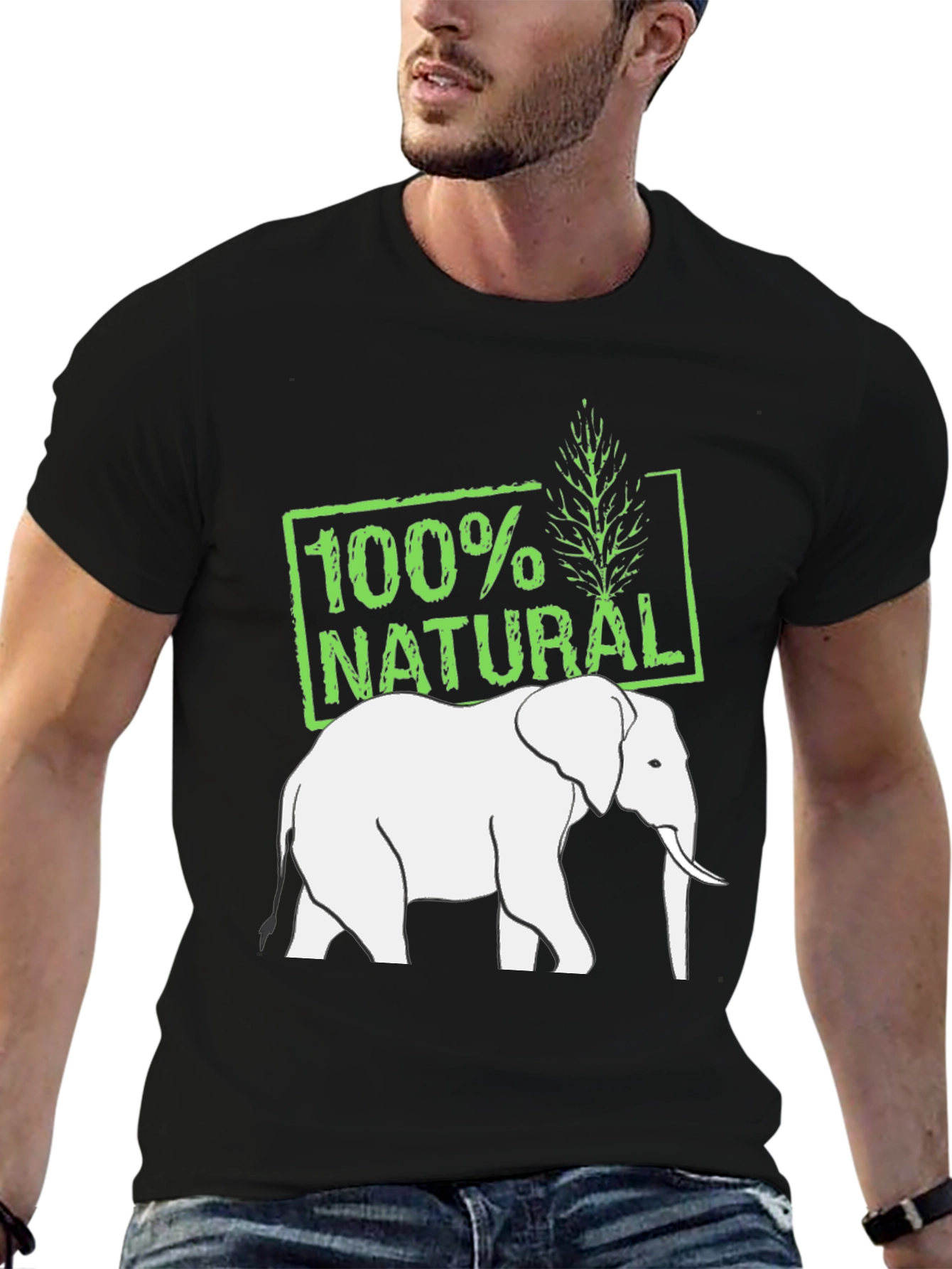 100% Natural Elephant T-Shirt