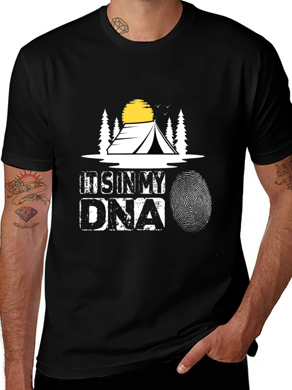 Its In My DNA Camping T-Shirt