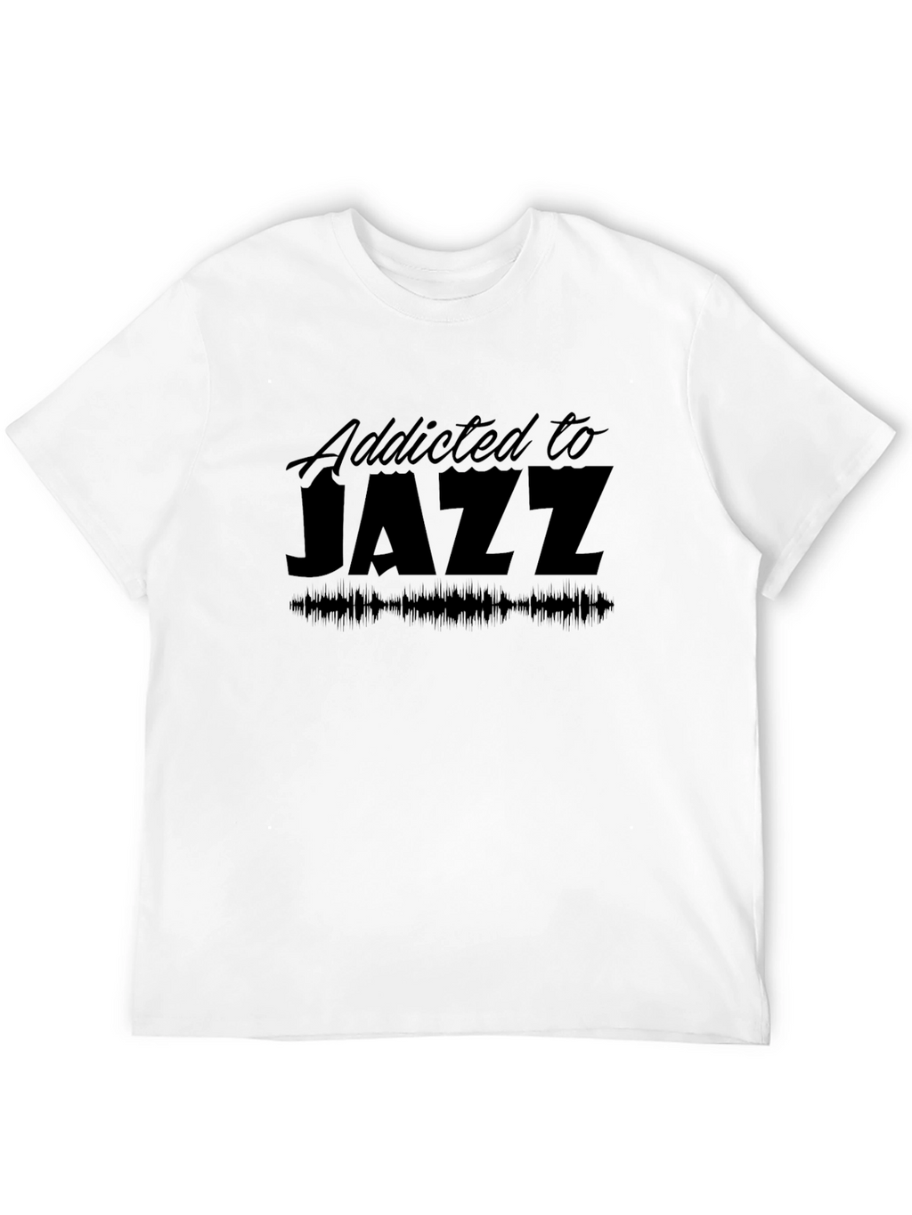 Addicted to Jazz Black Graphic Tee