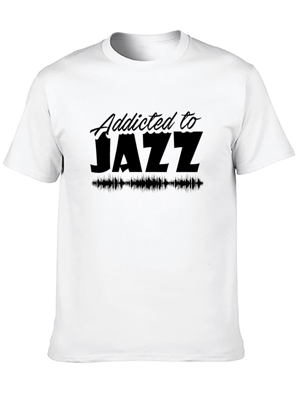 Addicted to Jazz Black Graphic Tee