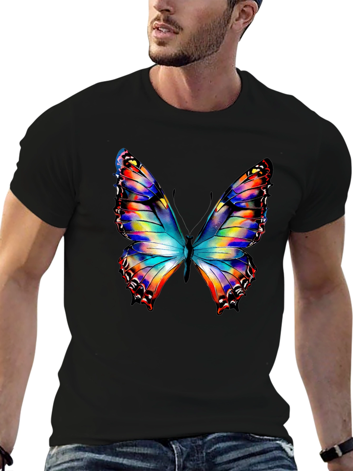 Butterfly Print T-Shirt