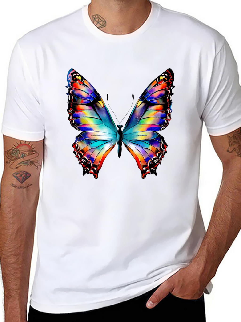 Butterfly Print T-Shirt