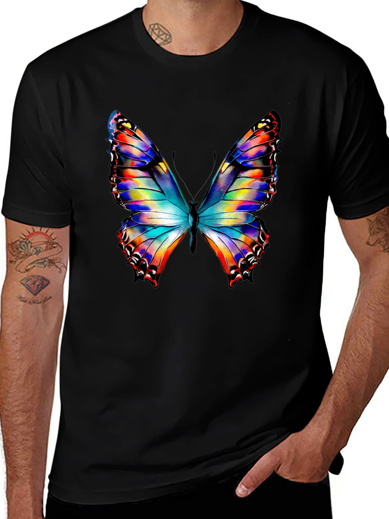 Butterfly Print T-Shirt