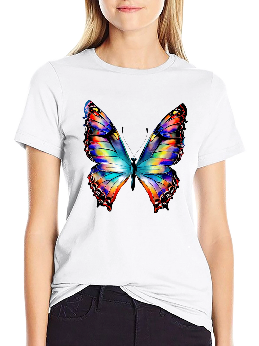 Butterfly Print T-Shirt