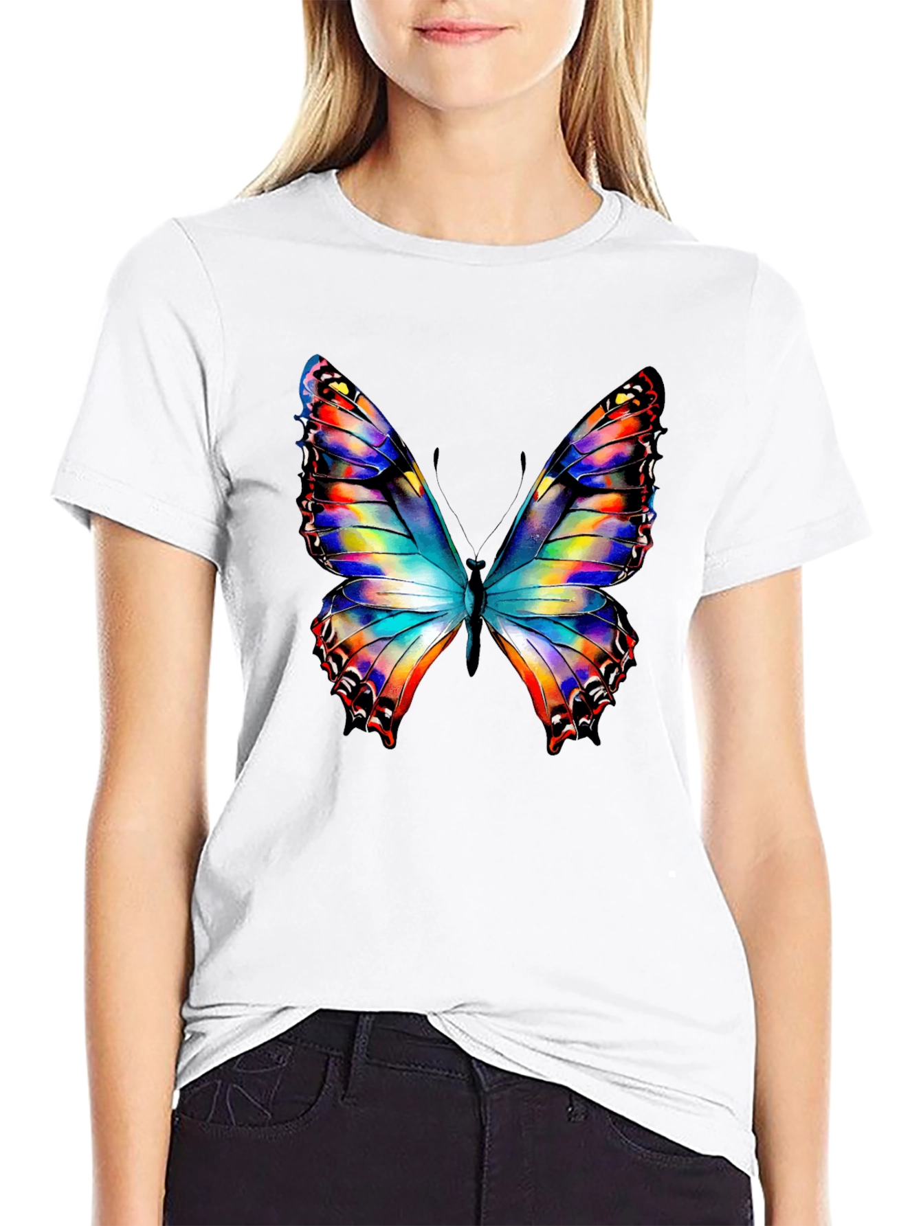 Butterfly Print T-Shirt