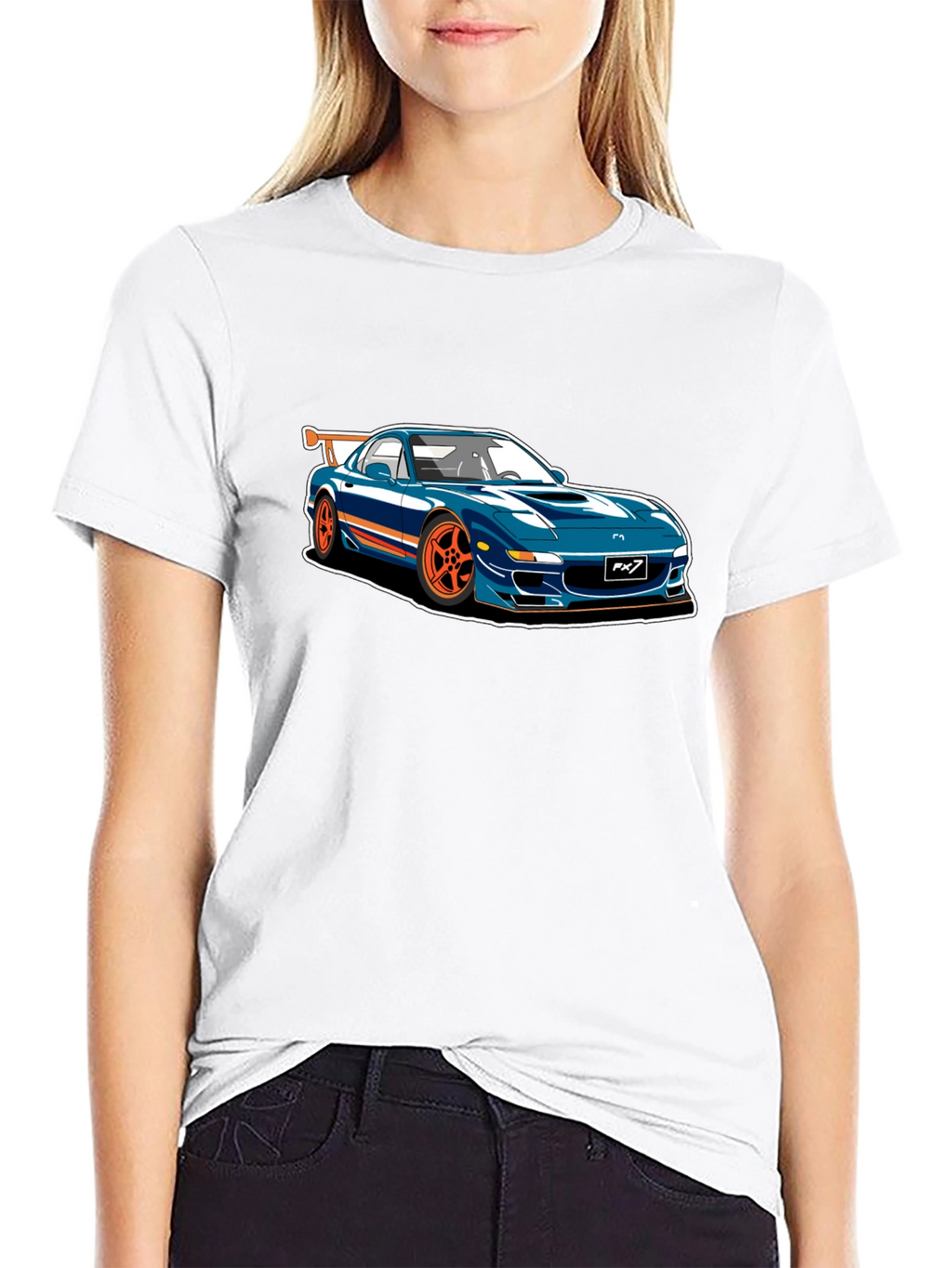 RX7 Car Graphic T-Shirt