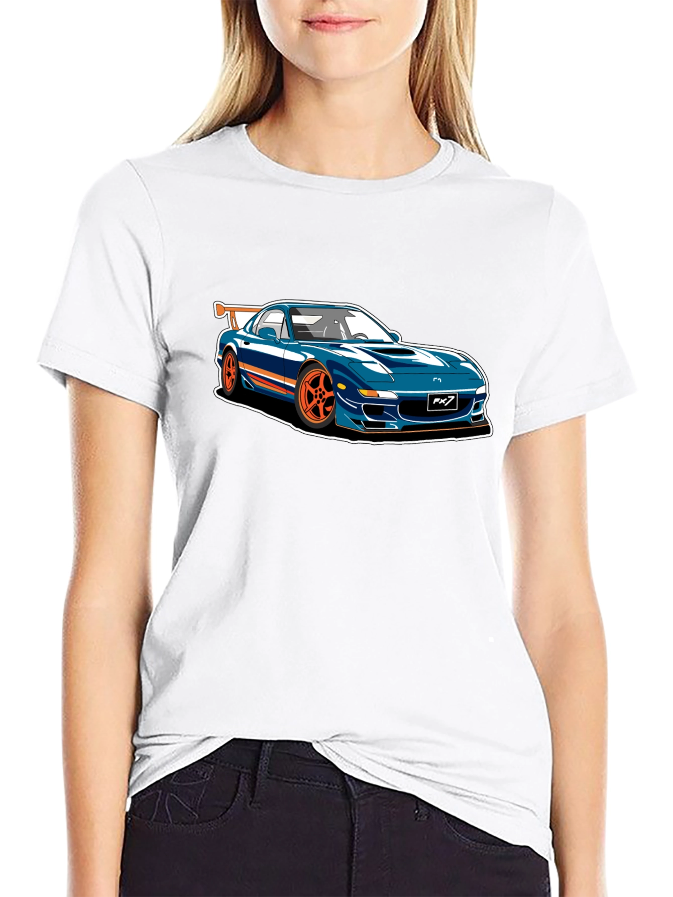 RX7 Car Graphic T-Shirt