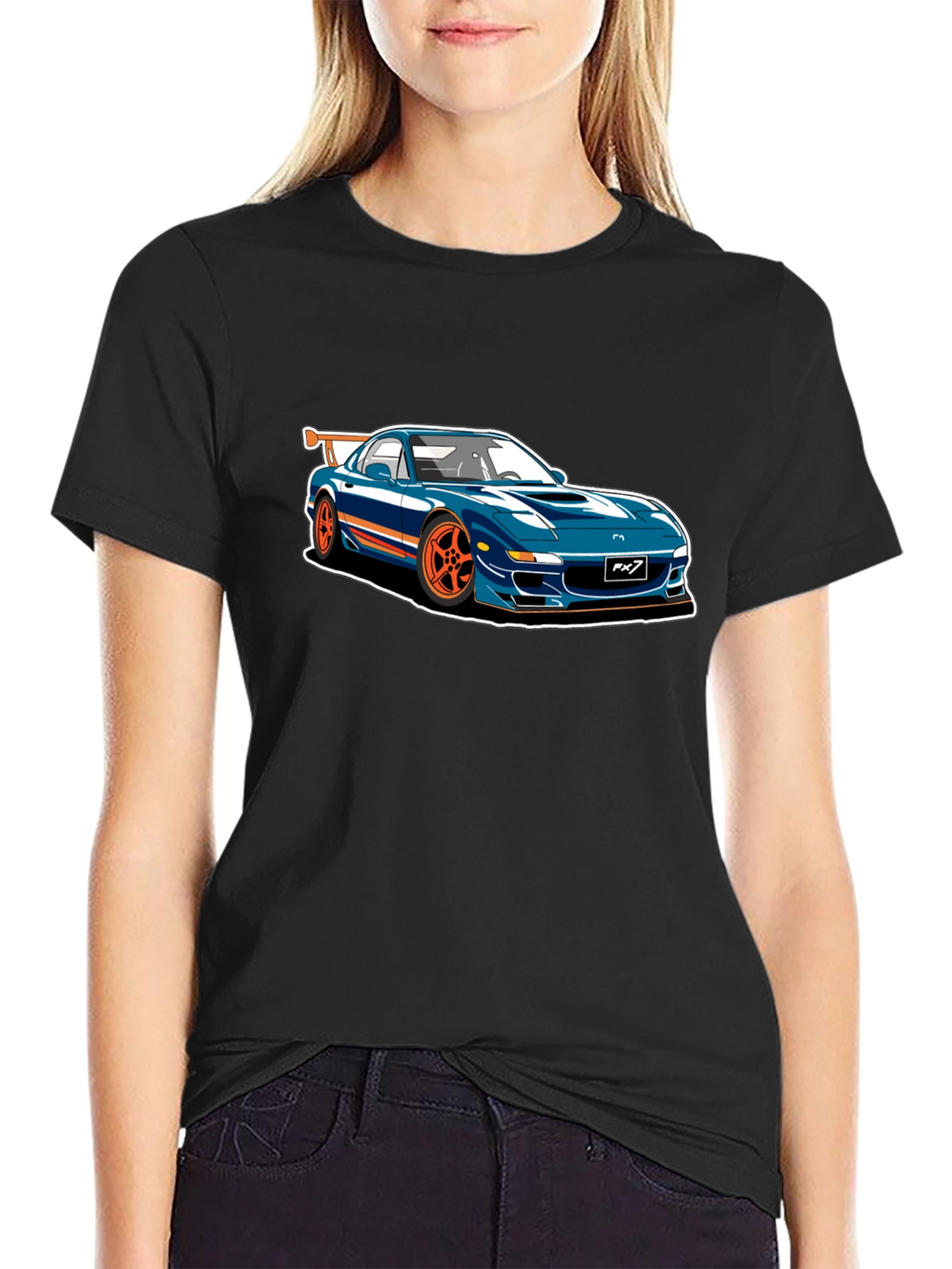 RX7 Car Graphic T-Shirt