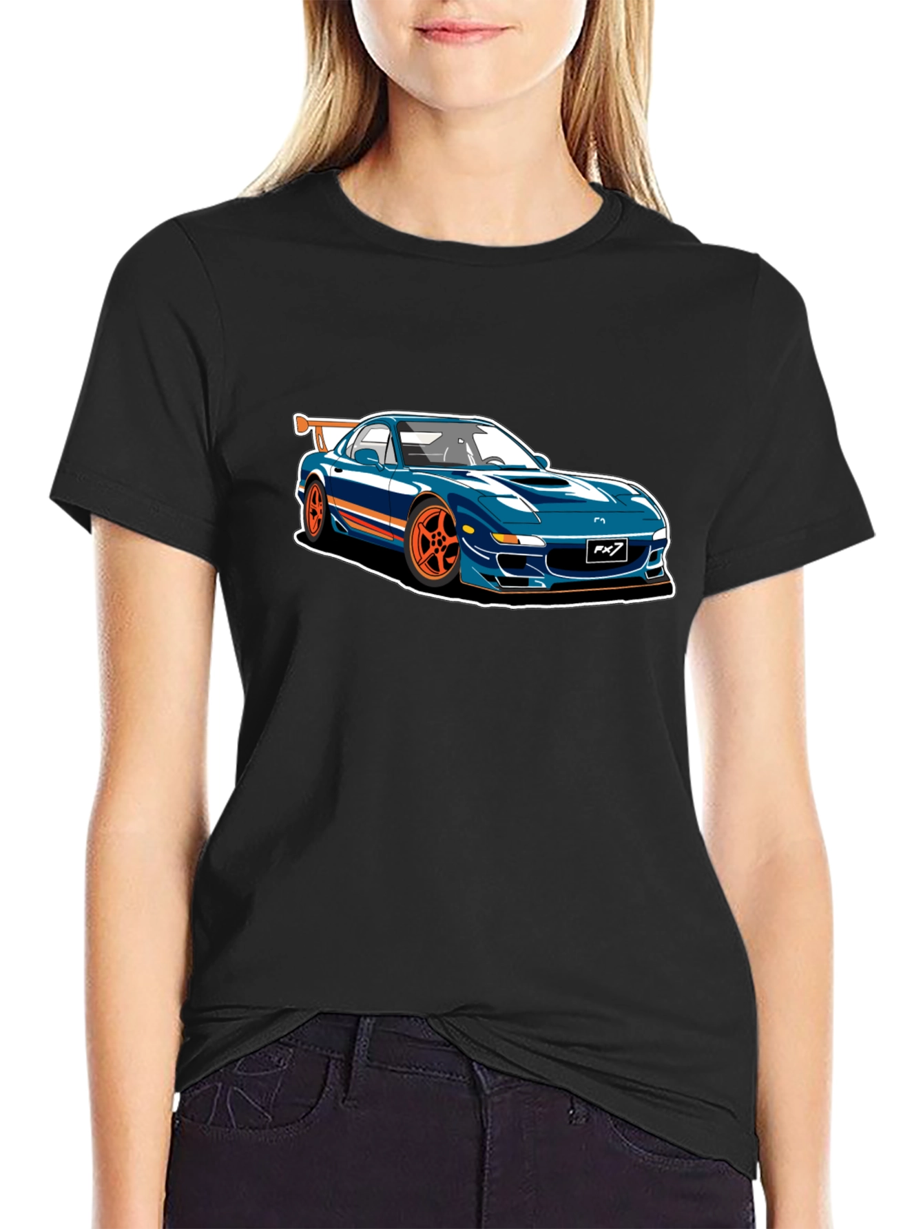 RX7 Car Graphic T-Shirt