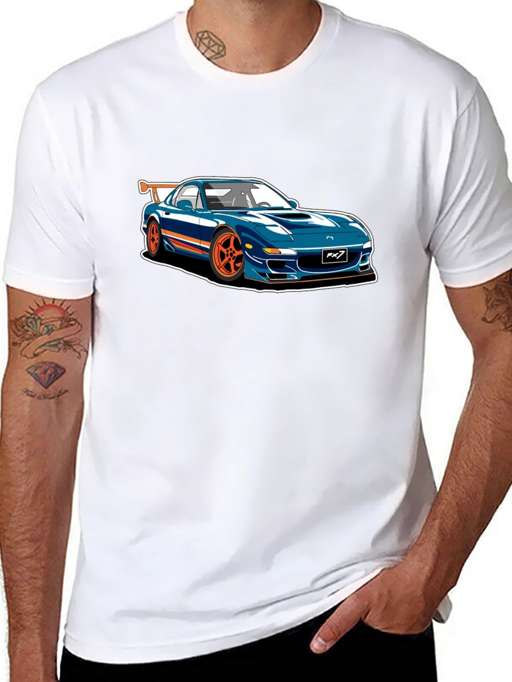 RX7 Car Graphic T-Shirt