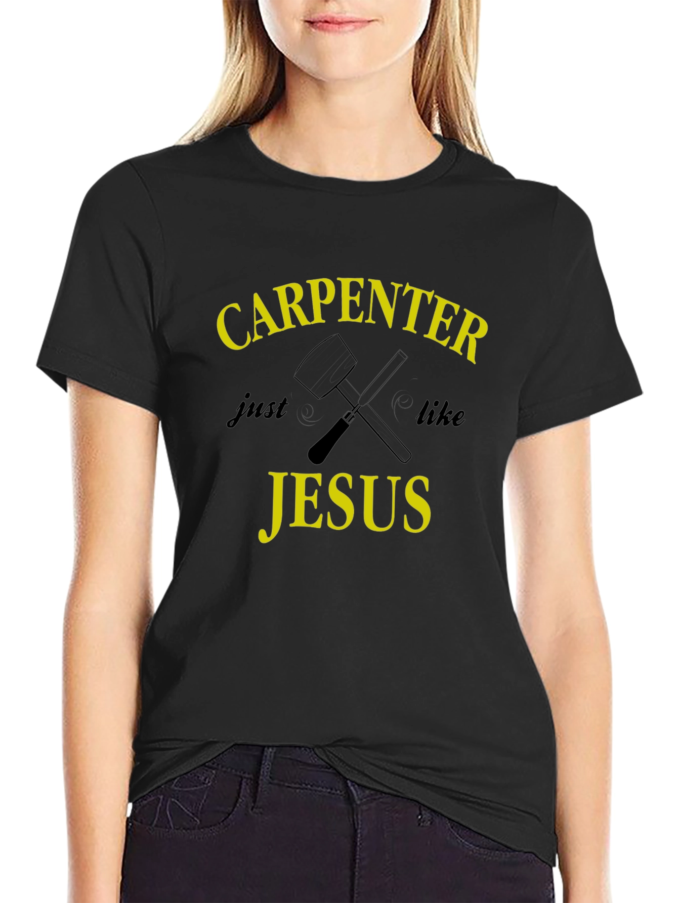 Carpenter Like Jesus Graphic T-Shirt
