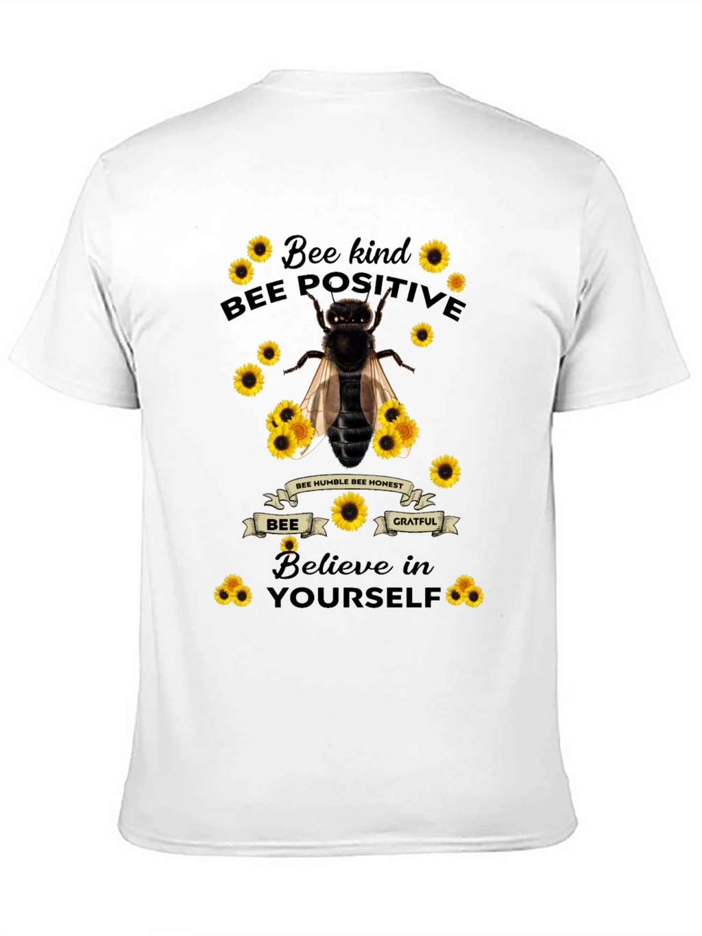 Bee Kind Positive T-Shirt - Motivational Tee