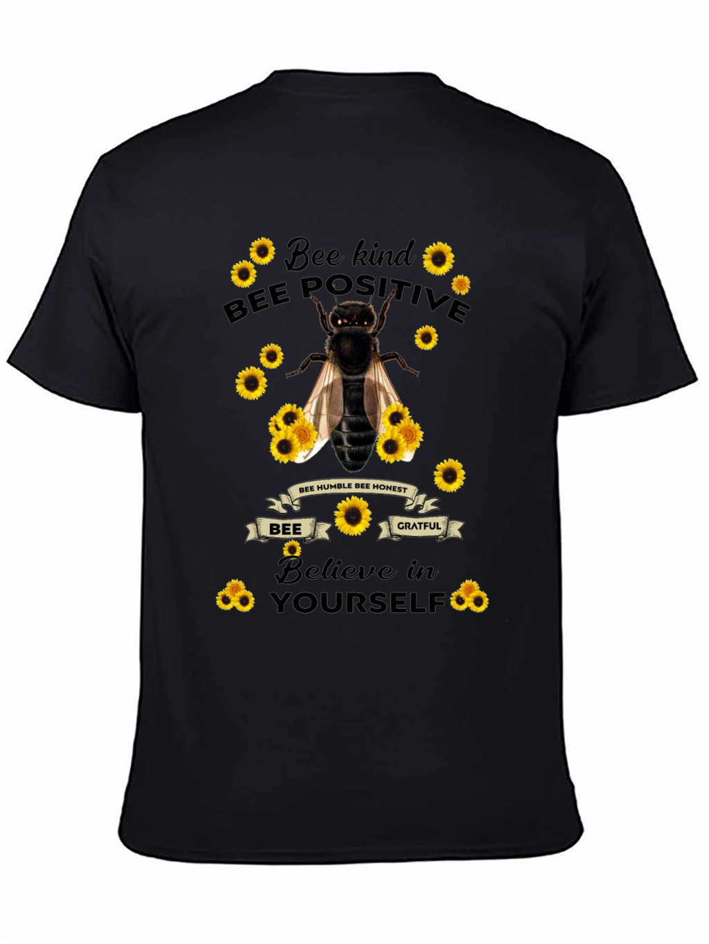 Bee Kind Positive T-Shirt - Motivational Tee