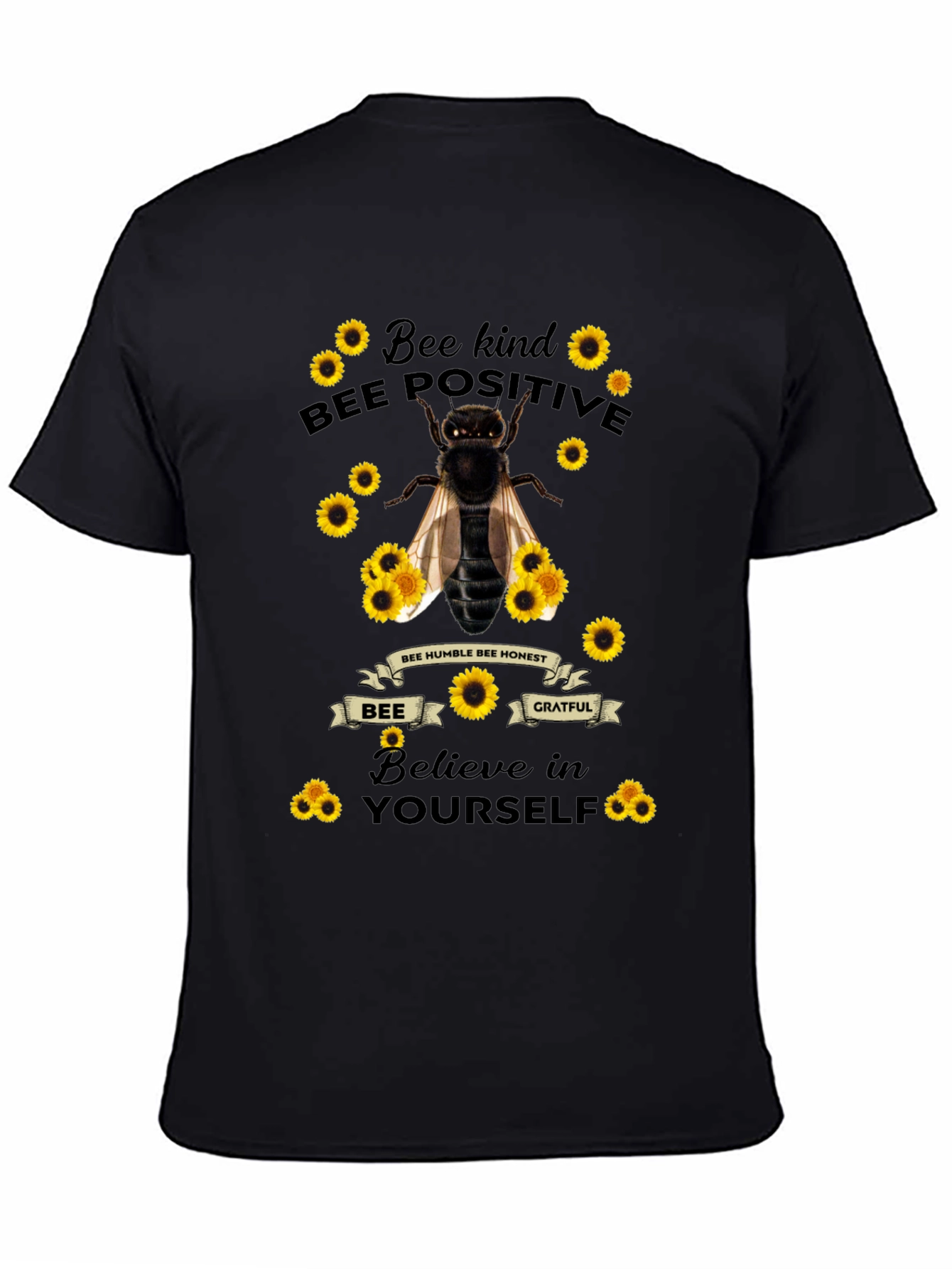 Bee Kind Positive T-Shirt - Motivational Tee