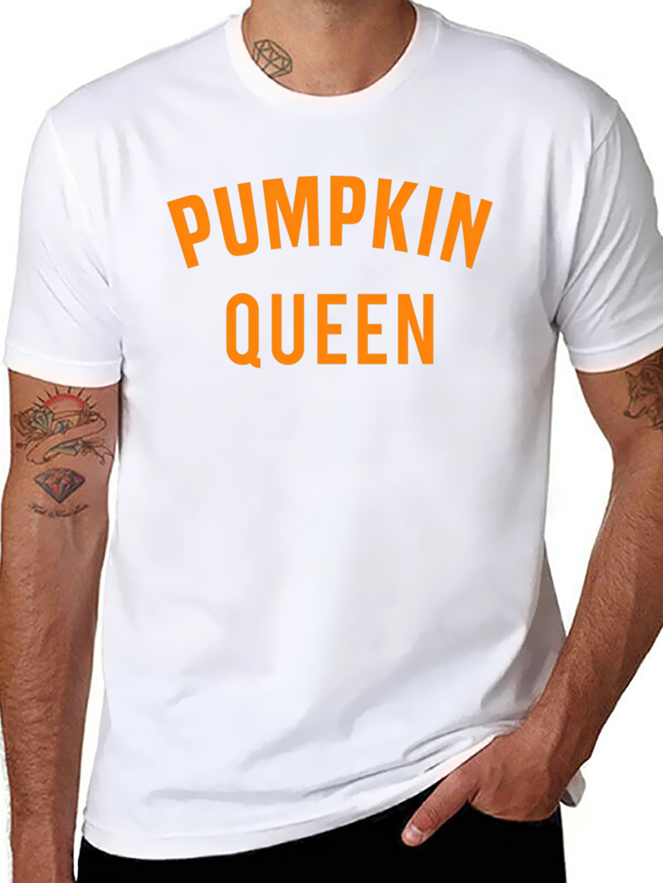 Pumpkin Queen Graphic Tee - Fall T-Shirt