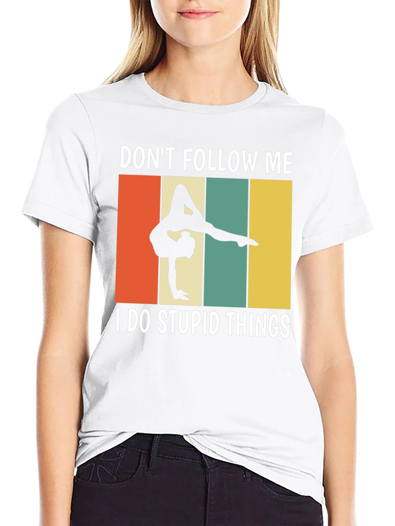 Dont Follow Me Gymnastics Graphic T-Shirt
