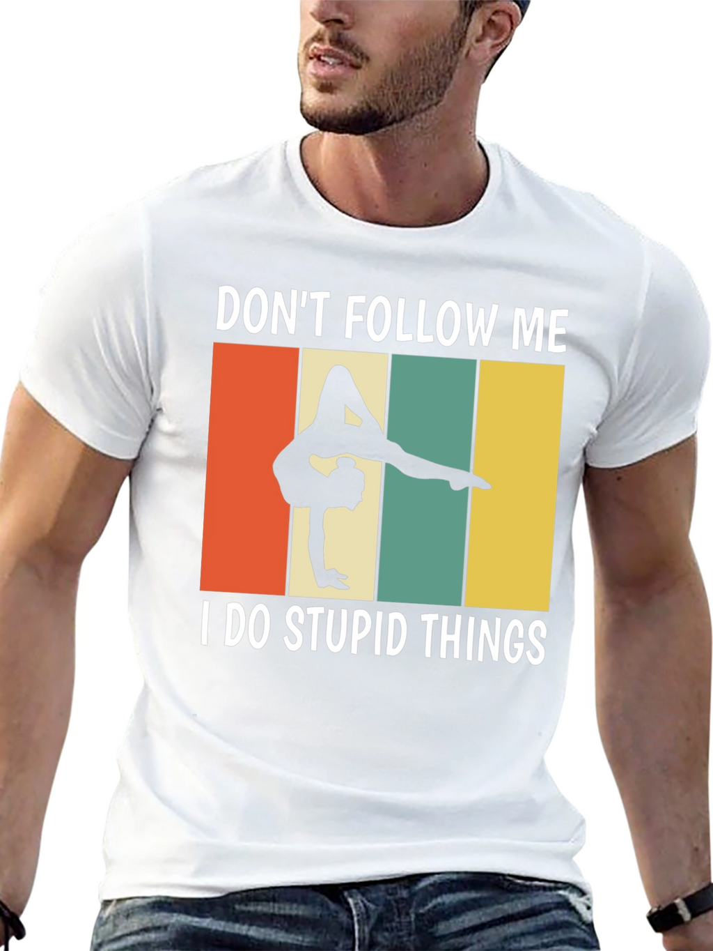 Dont Follow Me Gymnastics Graphic T-Shirt
