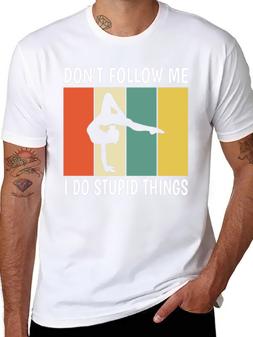 Dont Follow Me Gymnastics Graphic T-Shirt