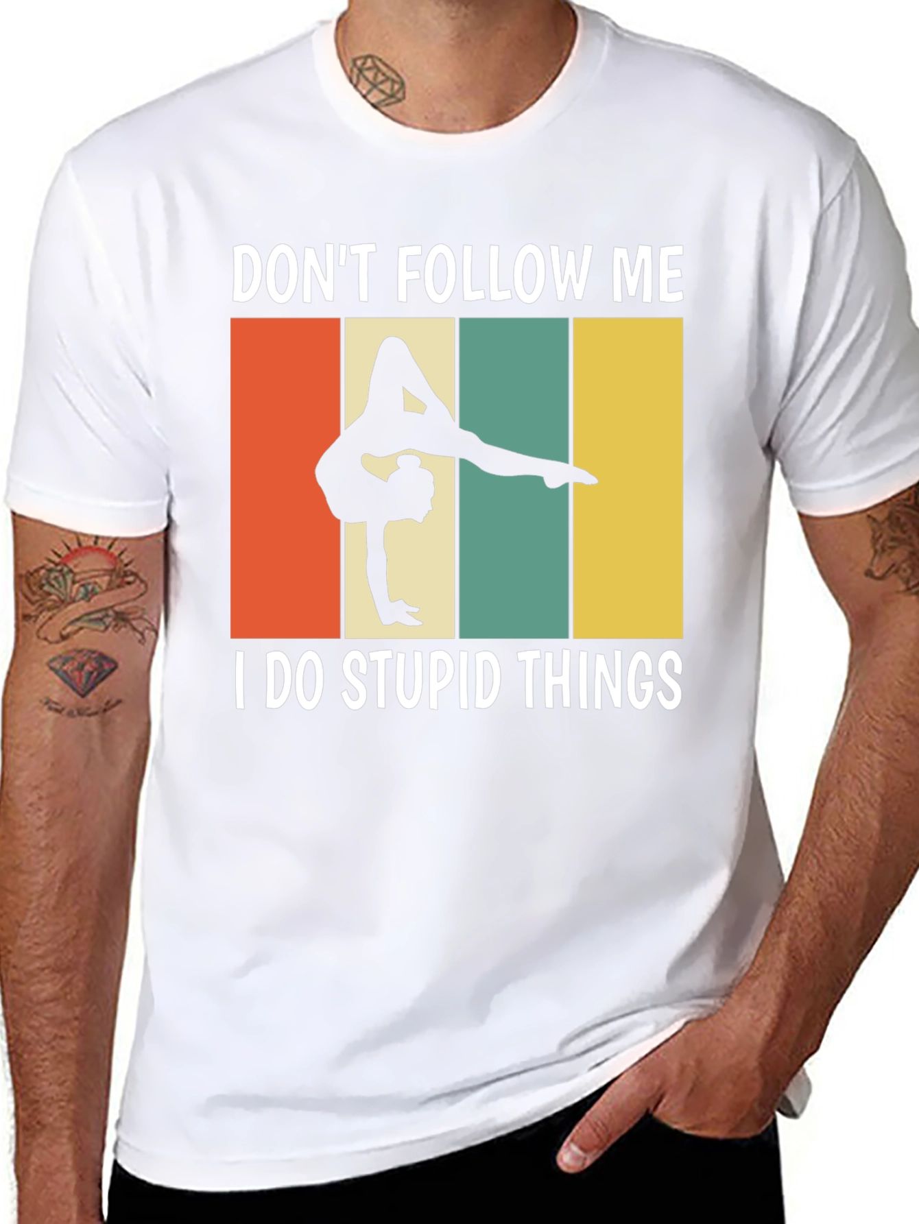 Dont Follow Me Gymnastics Graphic T-Shirt