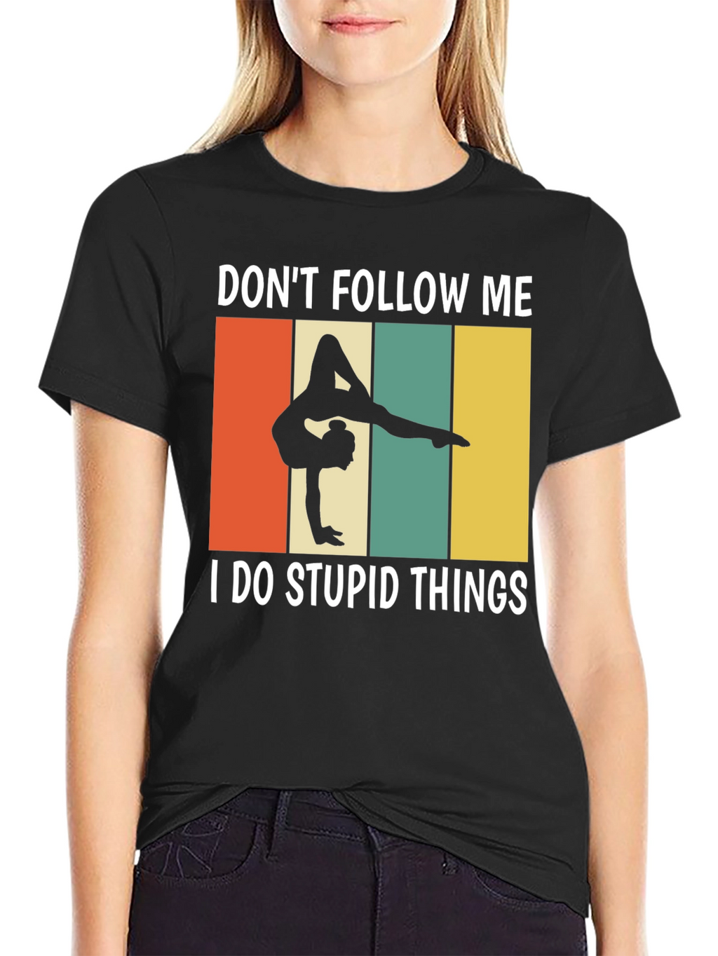 Dont Follow Me Gymnastics Graphic T-Shirt