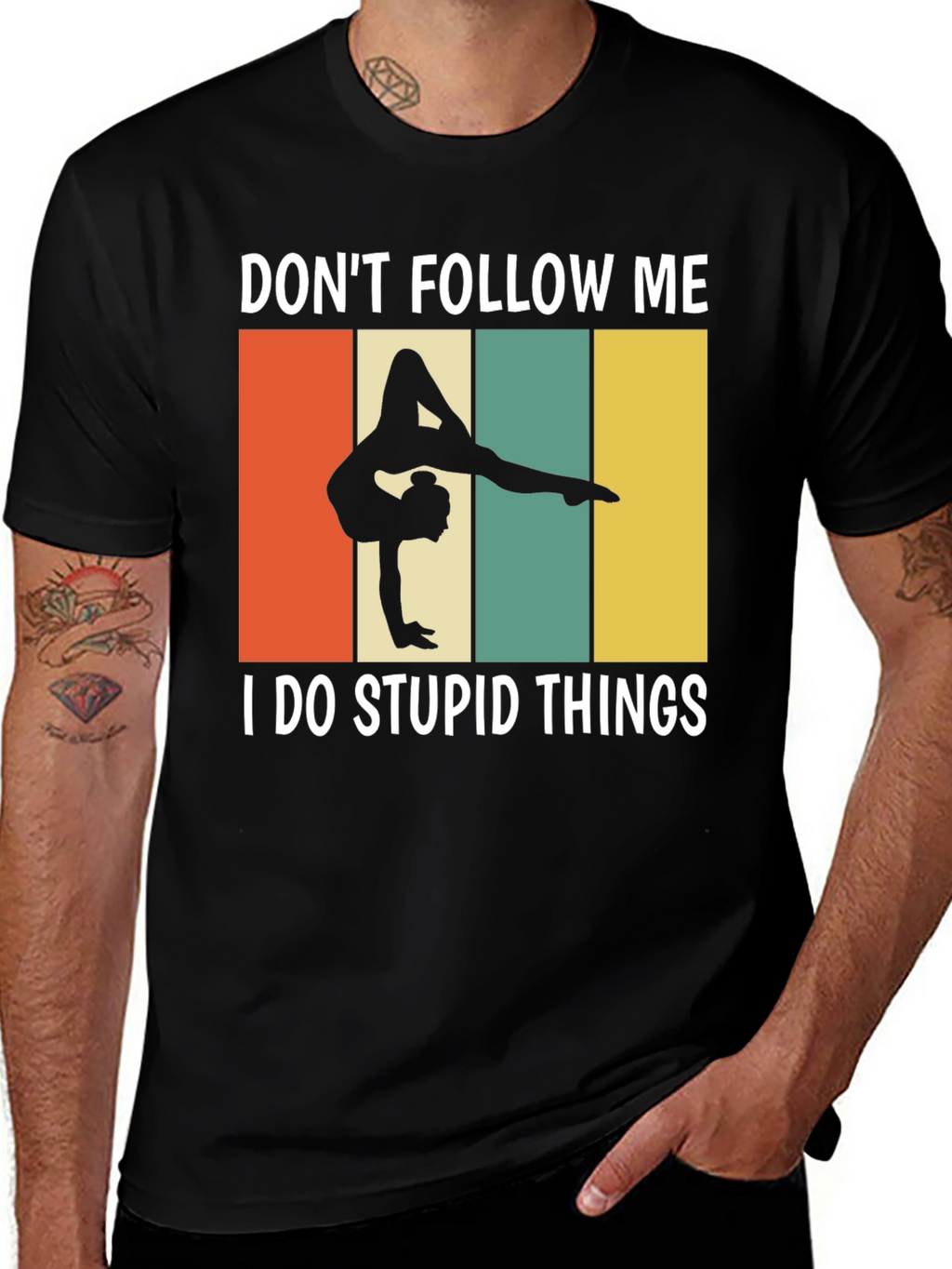 Dont Follow Me Gymnastics Graphic T-Shirt