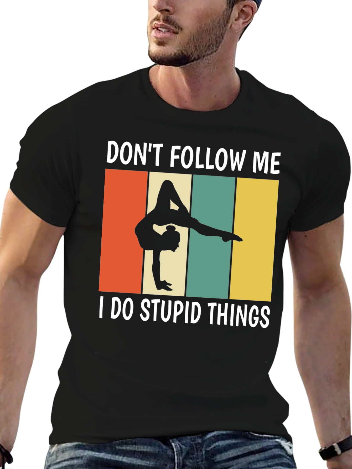Dont Follow Me Gymnastics Graphic T-Shirt