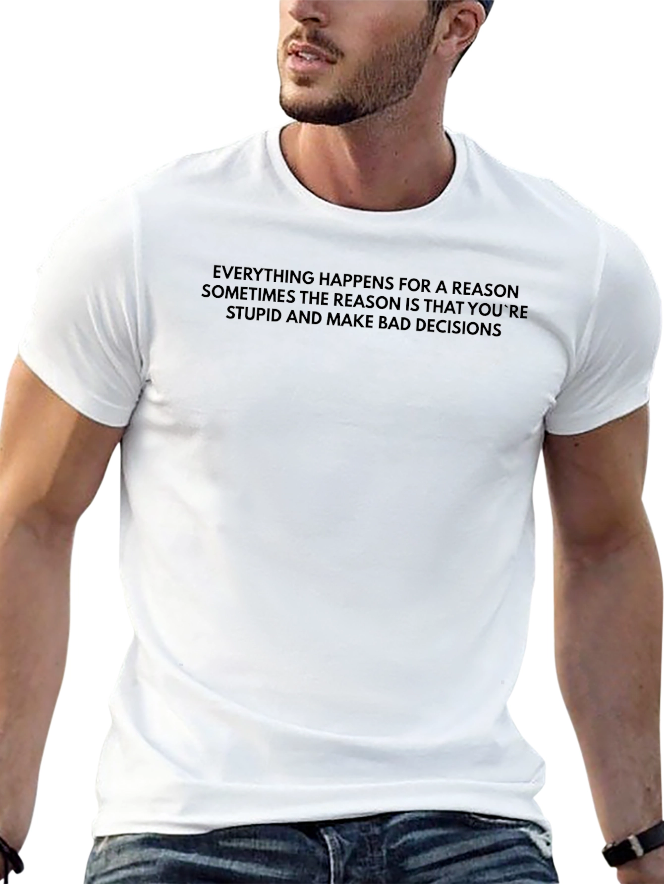 Humorous Graphic Tee - Bad Decisions