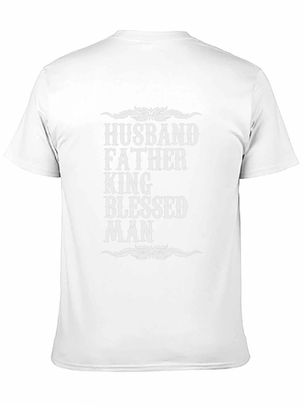 Husband Father King Blessed Man T-Shirt