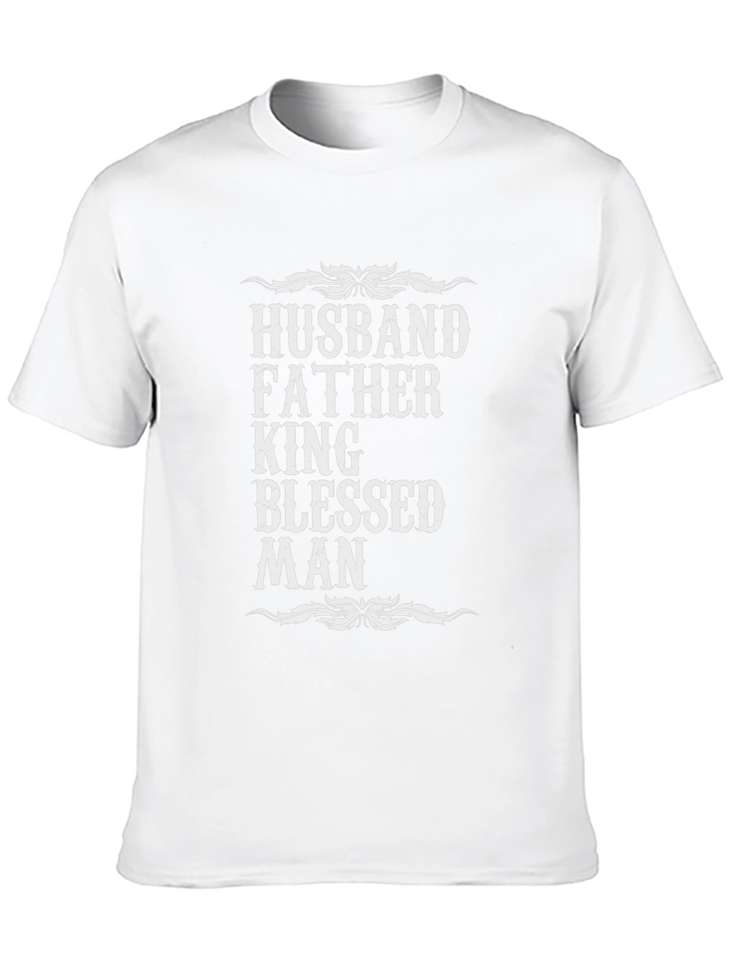 Husband Father King Blessed Man T-Shirt