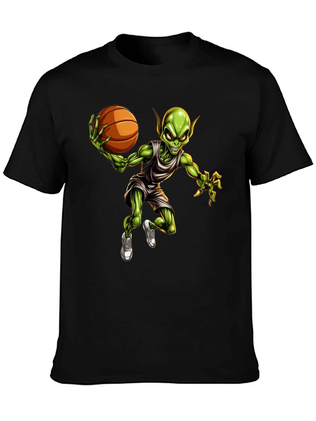 Alien Basketball Player Graphic Tee