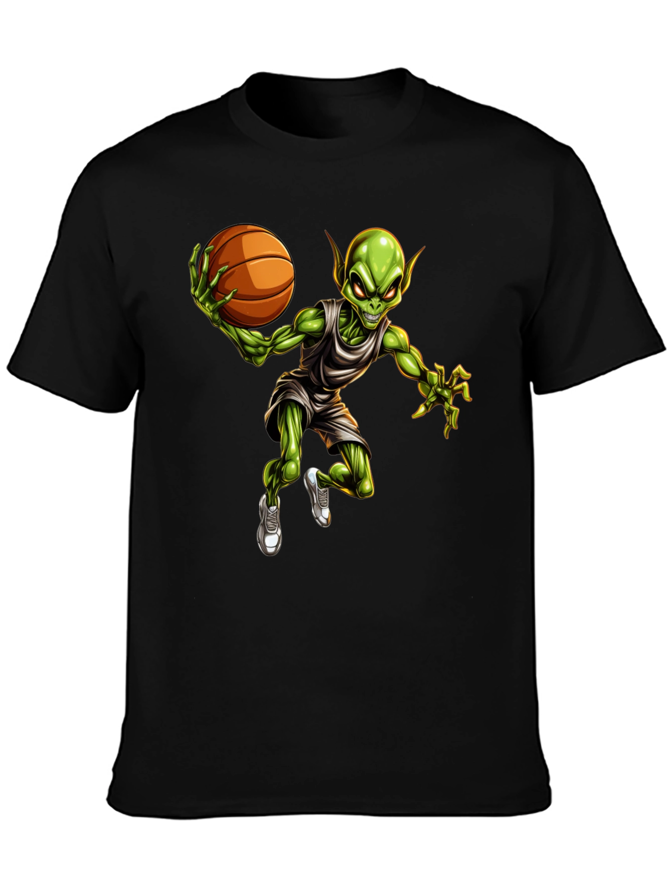 Alien Basketball Player Graphic Tee