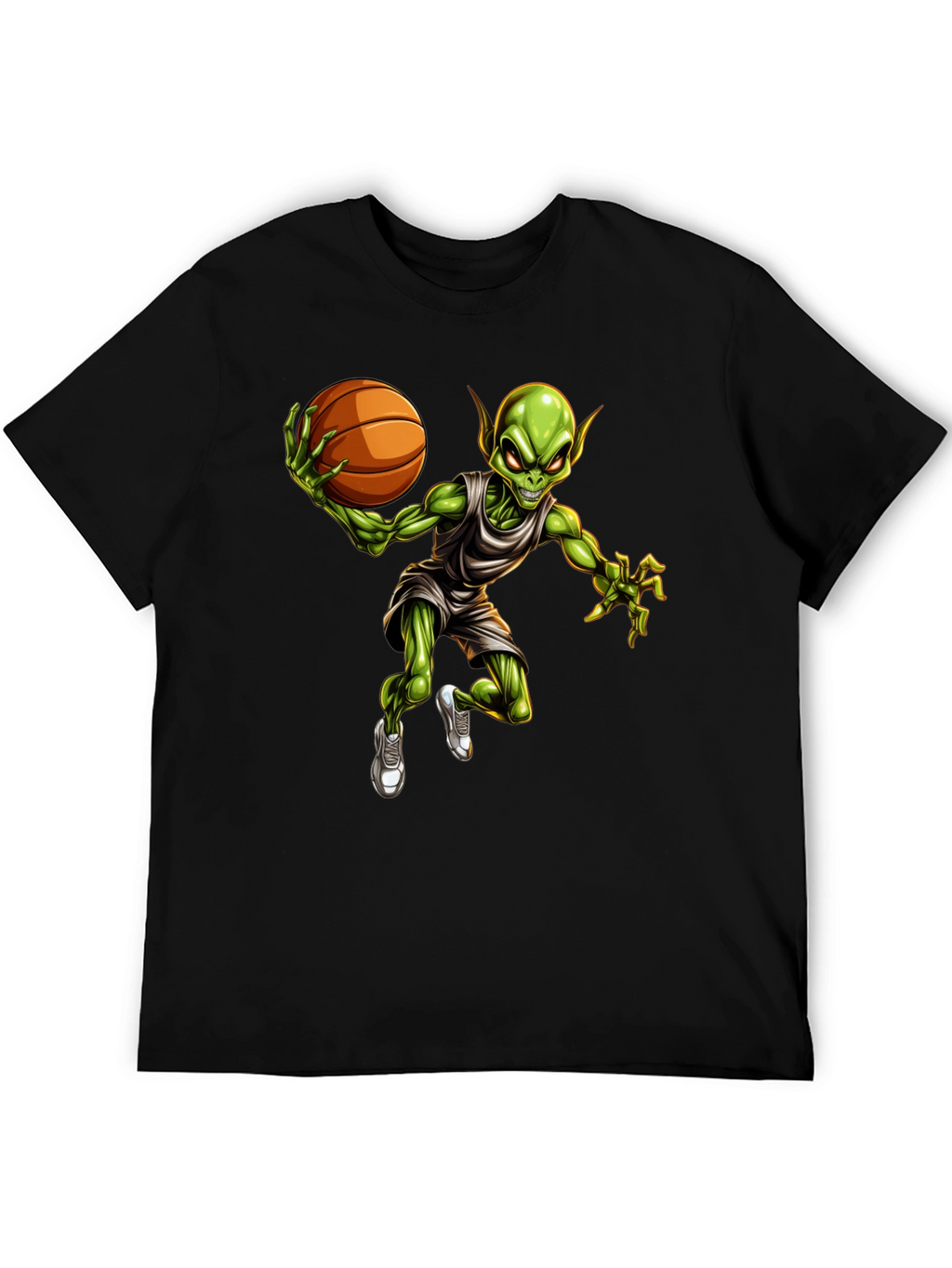 Alien Basketball Player Graphic Tee