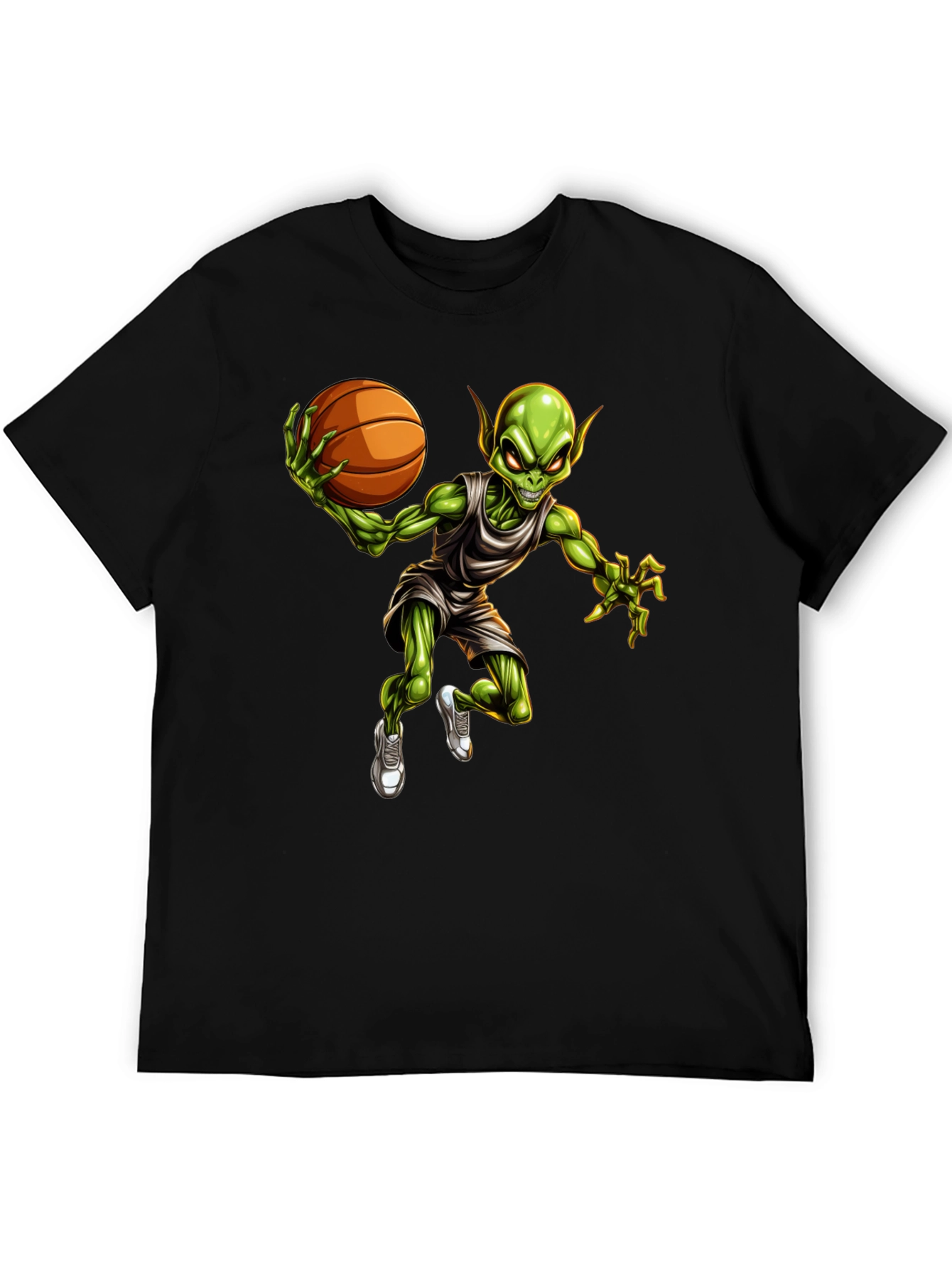 Alien Basketball Player Graphic Tee