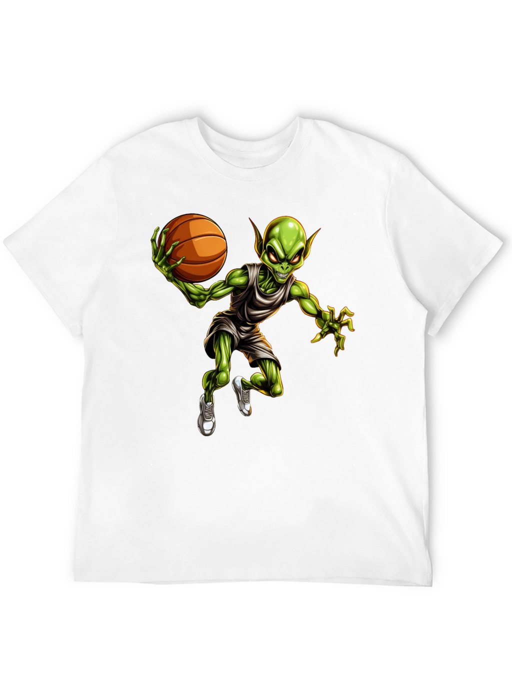 Alien Basketball Player Graphic Tee