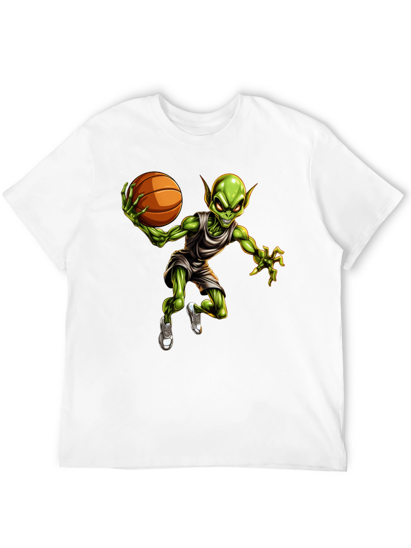Alien Basketball Player Graphic Tee