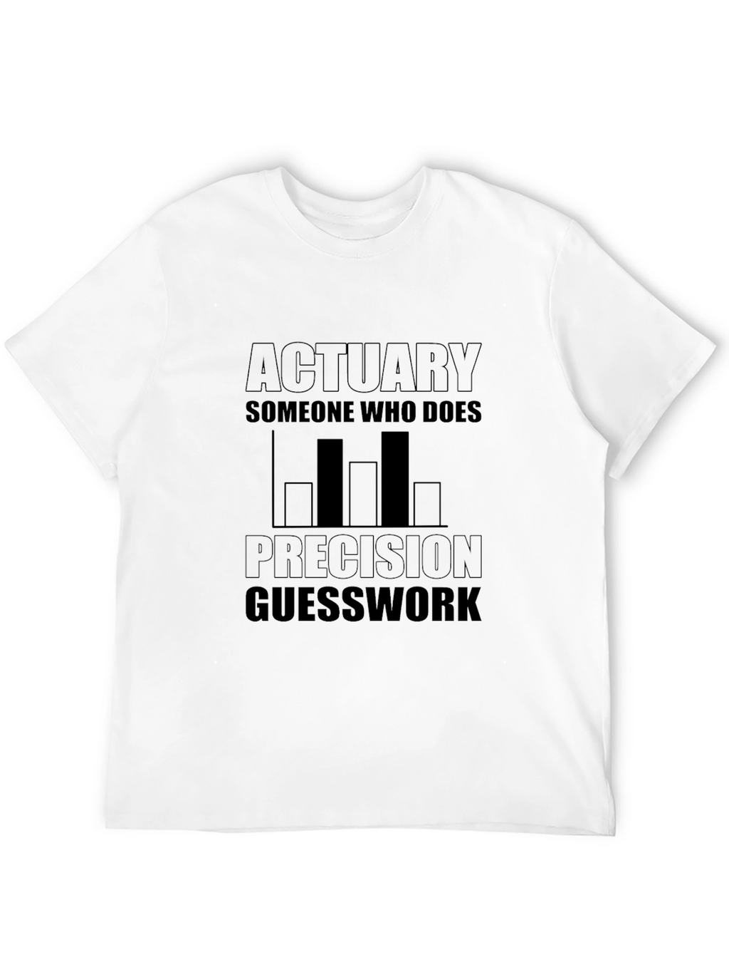 Actuary Precision Guesswork Black T-Shirt