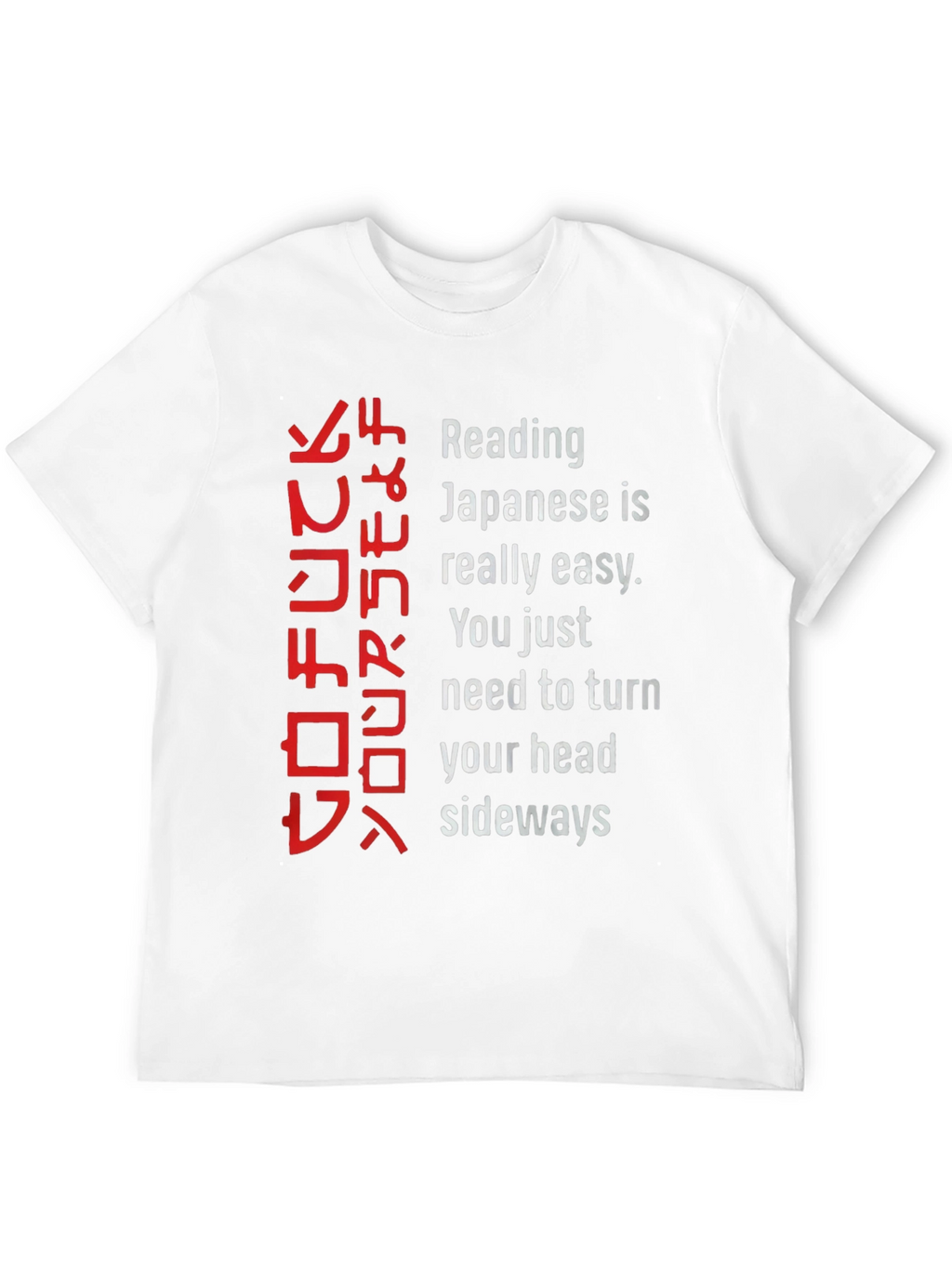 Funny Reading Japanese Shirt
