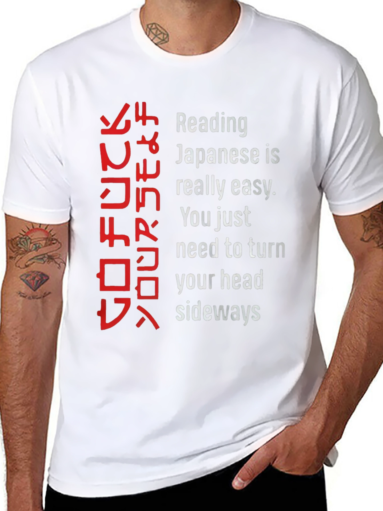 Funny Reading Japanese Shirt