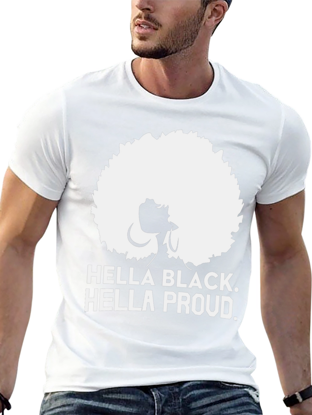 Hella Black Hella Proud Graphic Tee