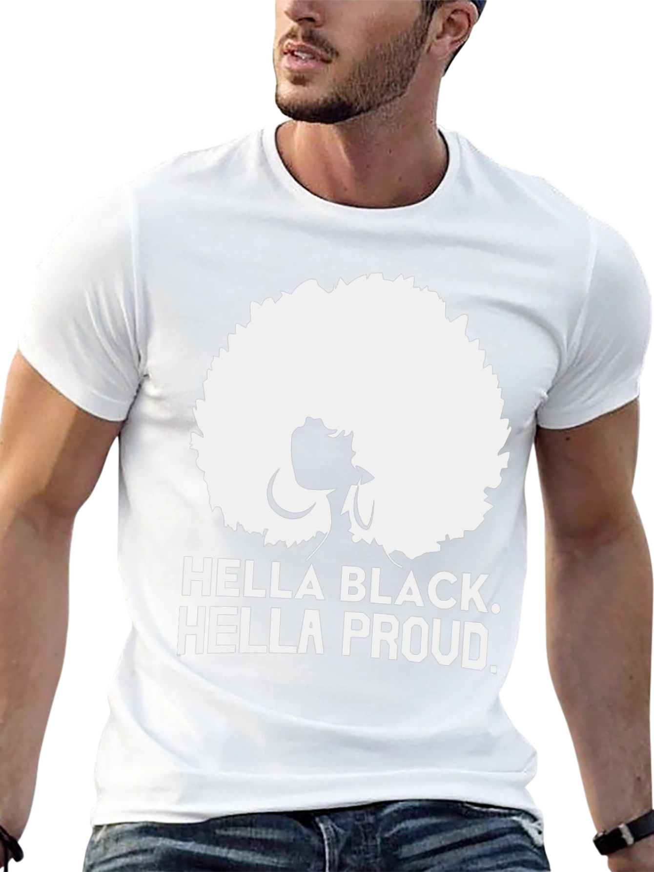 Hella Black Hella Proud Graphic Tee