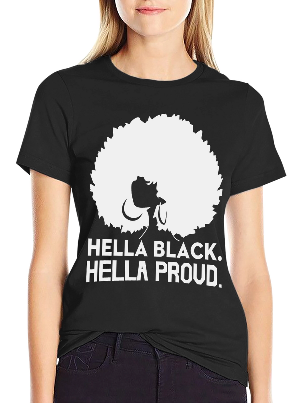 Hella Black Hella Proud Graphic Tee