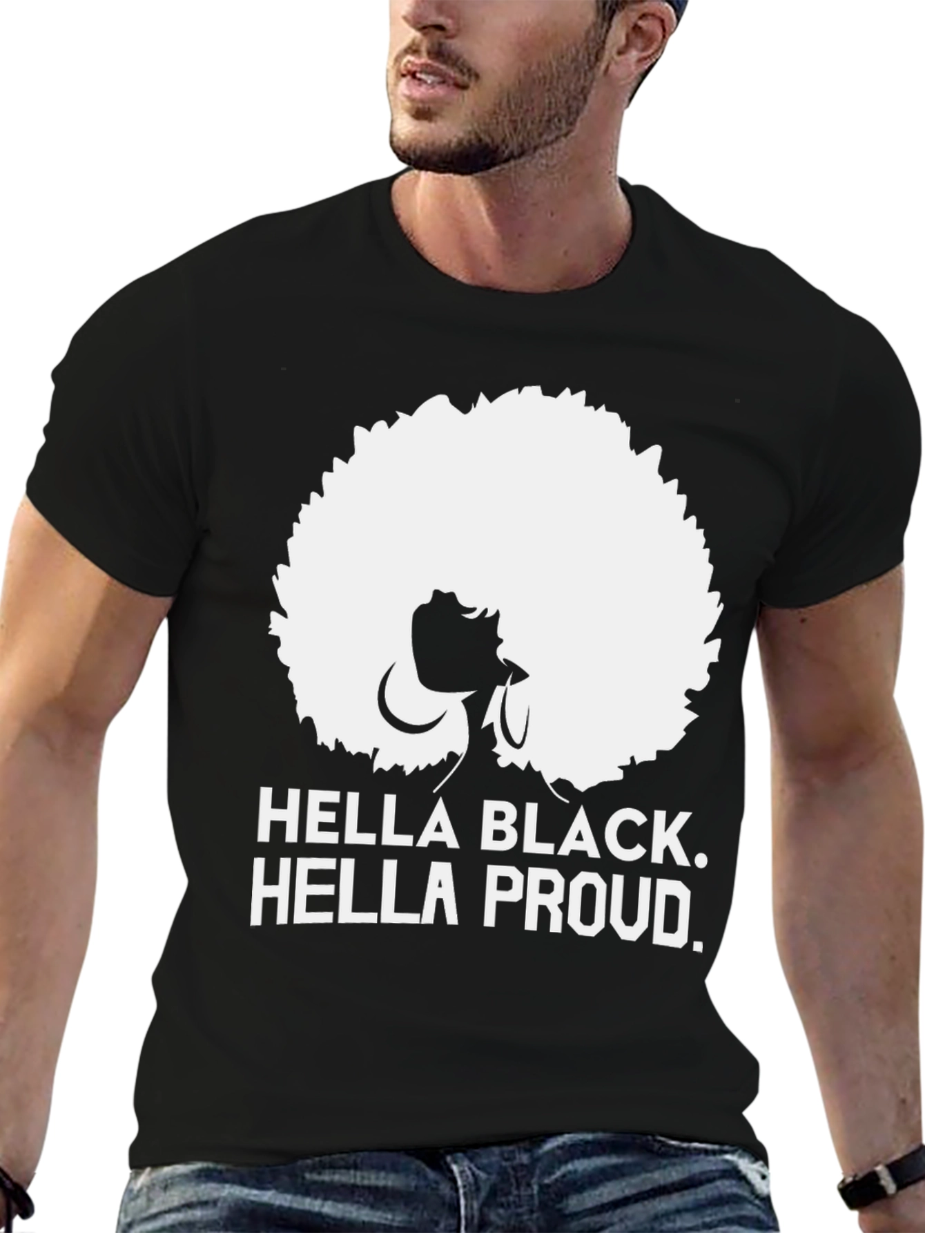 Hella Black Hella Proud Graphic Tee
