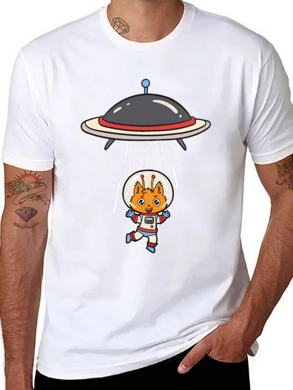 Alien Abduction T-Shirt: Funny UFO Design