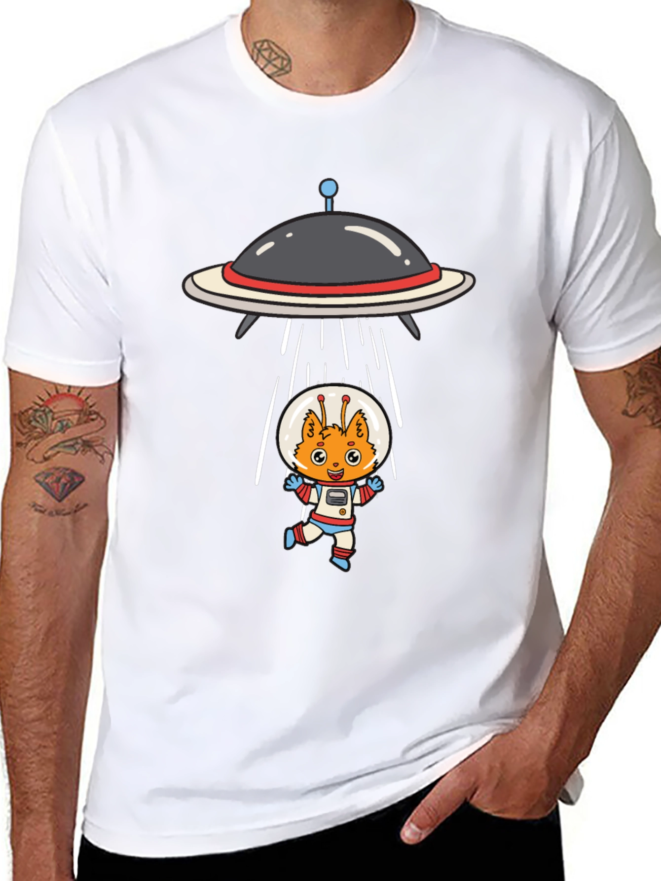 Alien Abduction T-Shirt: Funny UFO Design