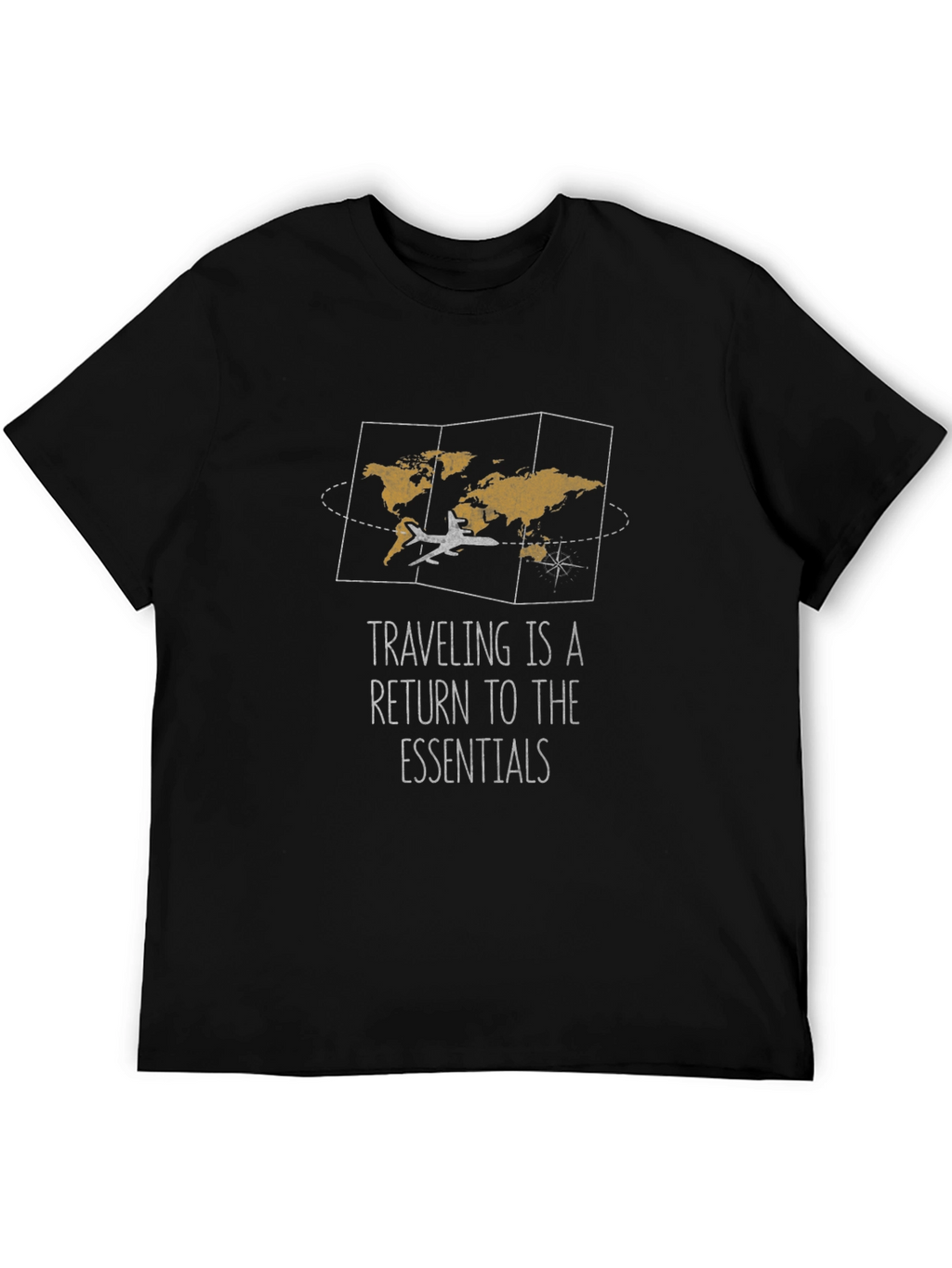 Travel Essentials T-Shirt - Adventure Awaits!