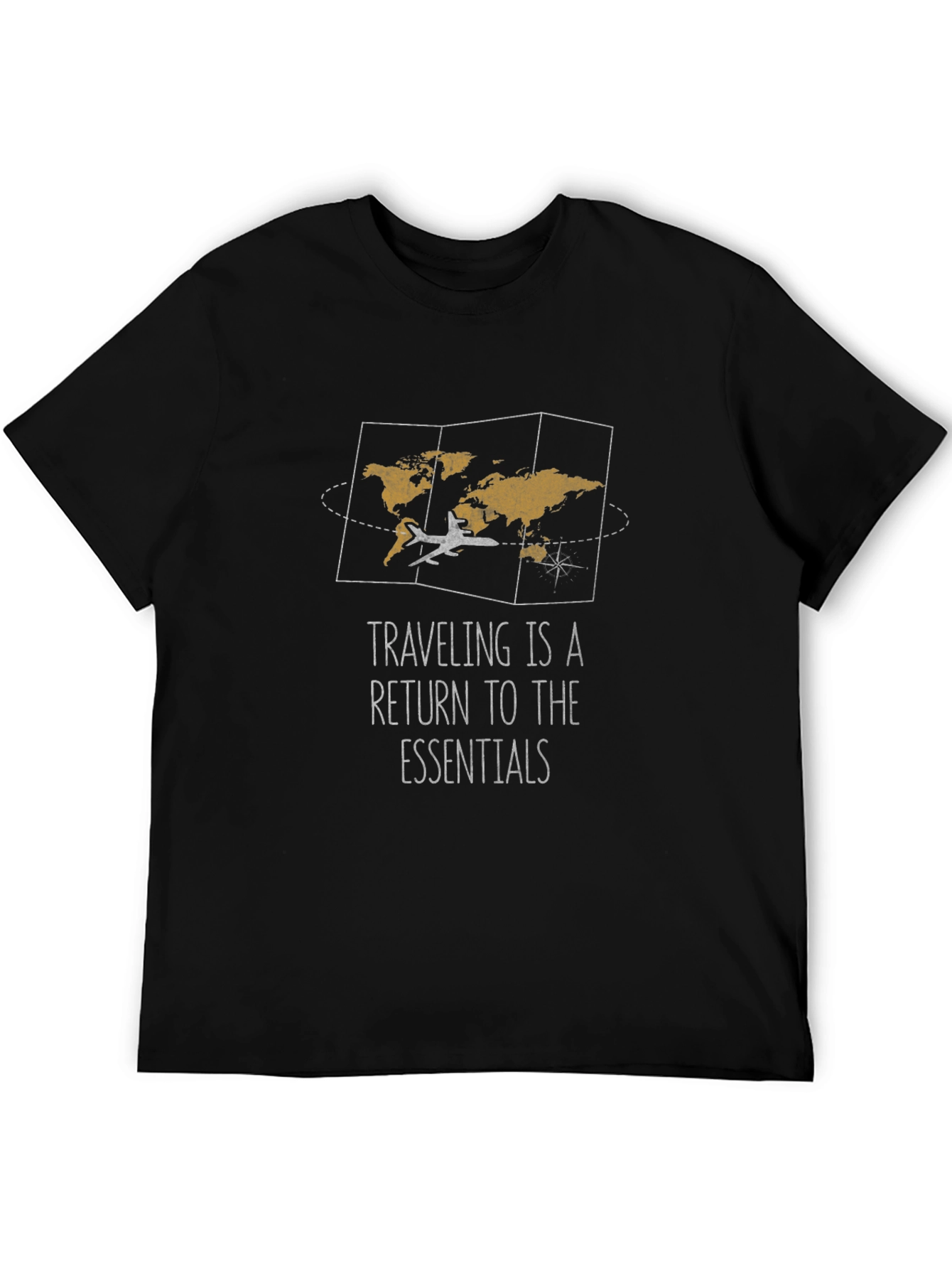 Travel Essentials T-Shirt - Adventure Awaits!