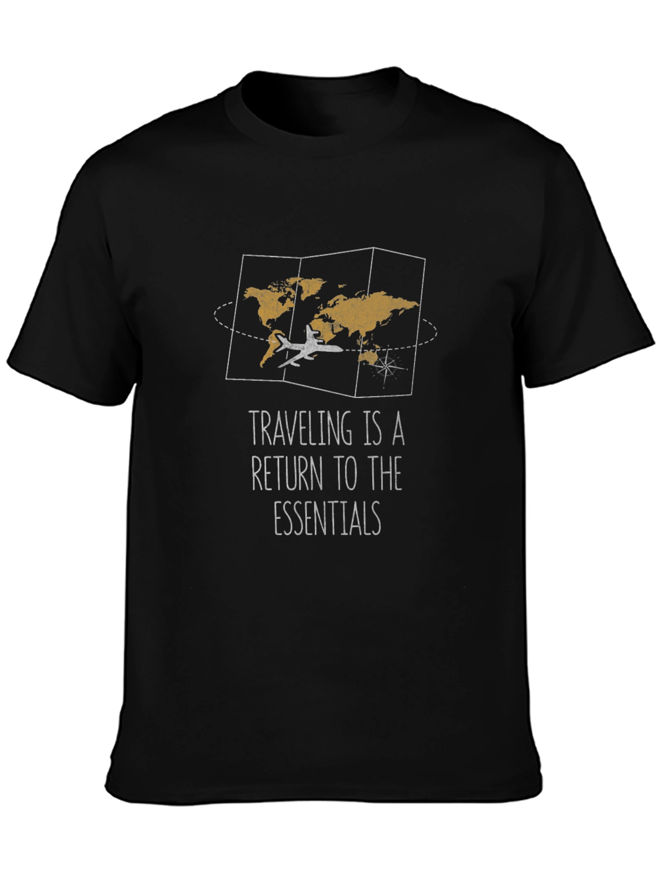 Travel Essentials T-Shirt - Adventure Awaits!