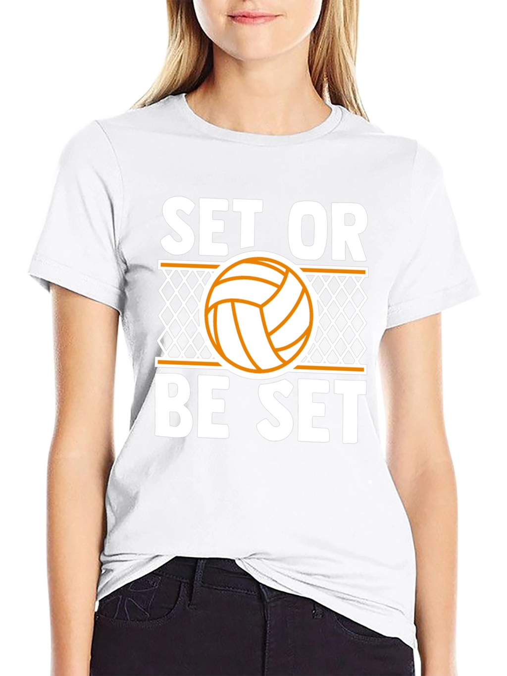 Set or Be Set Volleyball T-Shirt